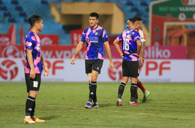 Sài Gòn FC đang bất lợi nhất trong cuộc đua chống xuống hạng - Ảnh: ĐỨC CƯỜNG