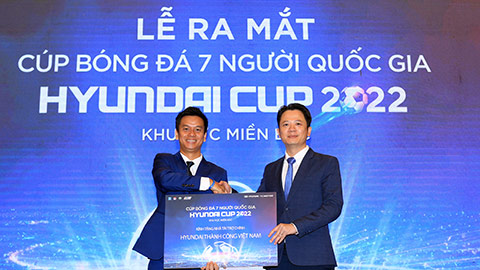 Khai mạc cúp bóng đá 7 người quốc gia Hyundai Cup 2022
