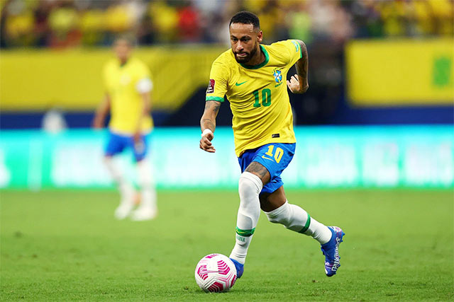 Ở tuổi 30, Neymar đã chơi 121 trận cho ĐT Brazil và ghi được 75 bàn