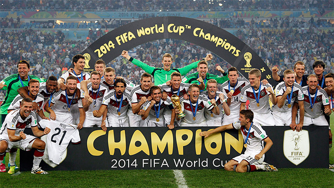 Đức là đội lọt vào trận chung kết World Cup nhiều lần nhất