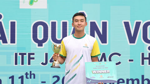 Tay vợt 17 tuổi vô địch giải quần vợt trẻ quốc tế ITF J4 HCMC 1 năm 2022
