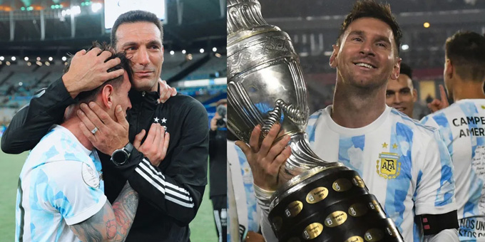 Chức vô địch Copa America đã giúp Messi và Scaloni trở thành người hùng của Argentina