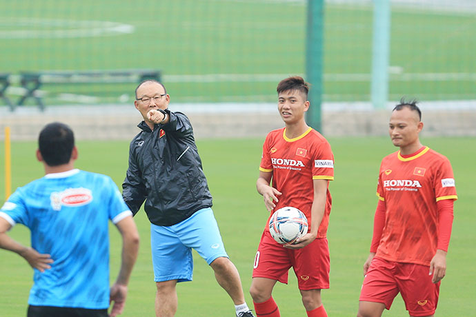 Trong quá trình chuẩn bị cho AFF Cup 2022, thầy trò HLV Park Hang Seo sẽ có 2 trận giao hữu, gặp CLB Dortmund và ĐT Philippines - Ảnh: ĐỨC CƯỜNG