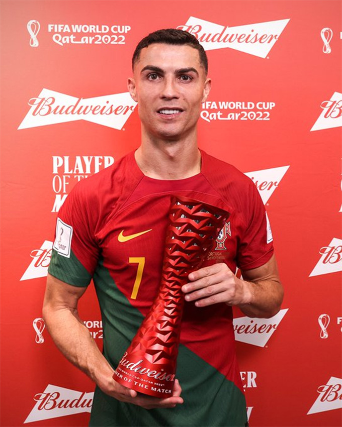 Ronaldo và danh hiệu cá nhân thứ 7 ở World Cup