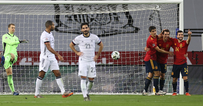 Tây Ban Nha đã vùi dập Đức 6-0 ở lần gặp nhau gần nhất