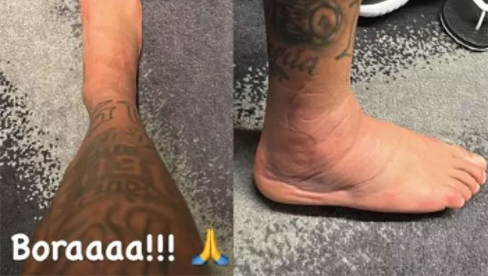 Neymar cập nhật tình trạng chấn thương trên MXH