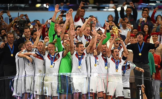 Đức vô địch World Cup 2014 với 1 trận hòa ở vòng bảng