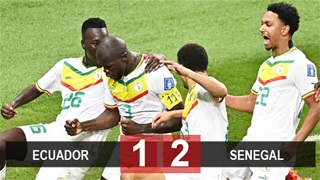 Sao Chelsea giúp Senegal giành vé kịch tính vào vòng 1/8