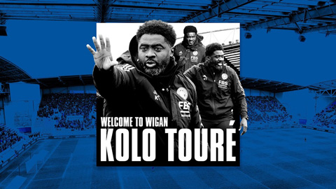 Kolo Toure được bổ nhiệm làm HLV mới của Wigan Athletic