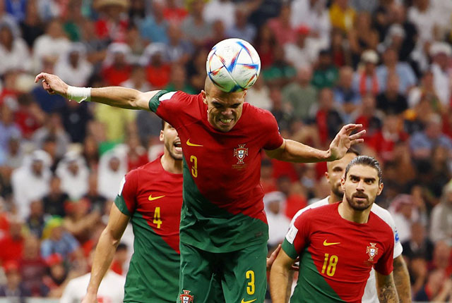 Pepe tỏa sáng với 1 bàn thắng vào lưới Thụy Sĩ