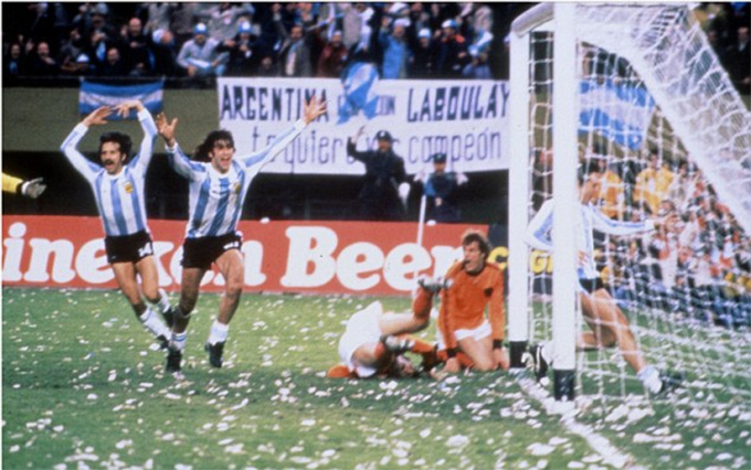 Argentina đoạt chức vô địch World Cup 1978 trên sân nhà