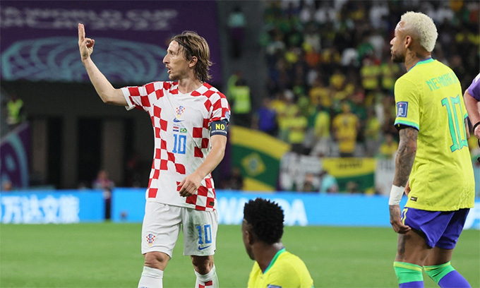 Modric và toàn đội Croatia biết cách để đưa trận đấu đi xa nhất có thể