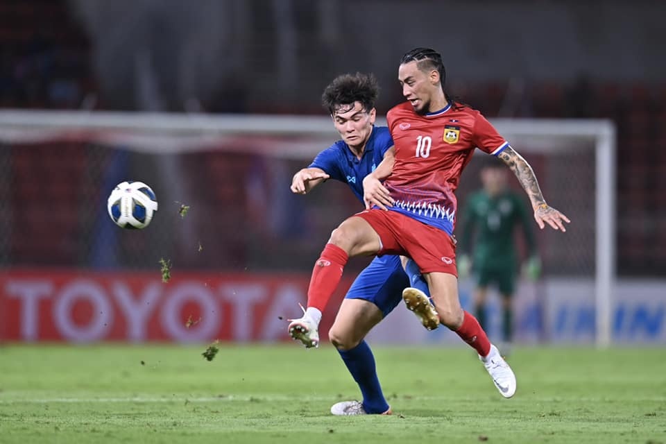 Billy tỏa sáng giúp Lào thắng U23 Thái Lan 