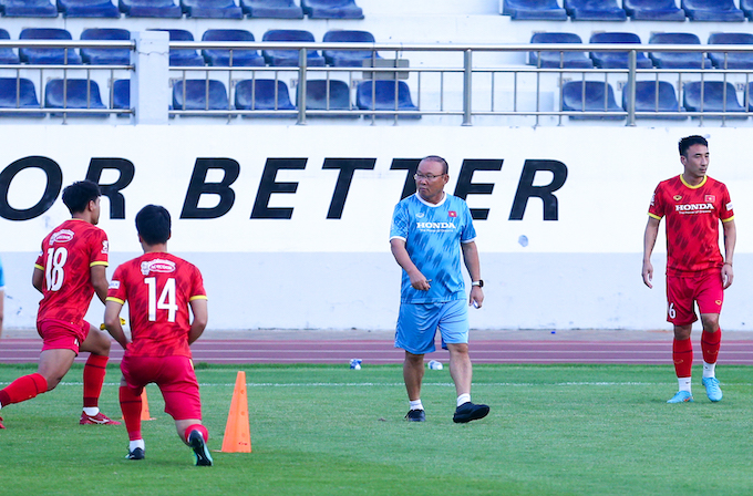 Đây là giải đấu cuối cùng của HLV Park Hang Seo trong màu áo tuyển Việt Nam. Ảnh: Anh Khoa