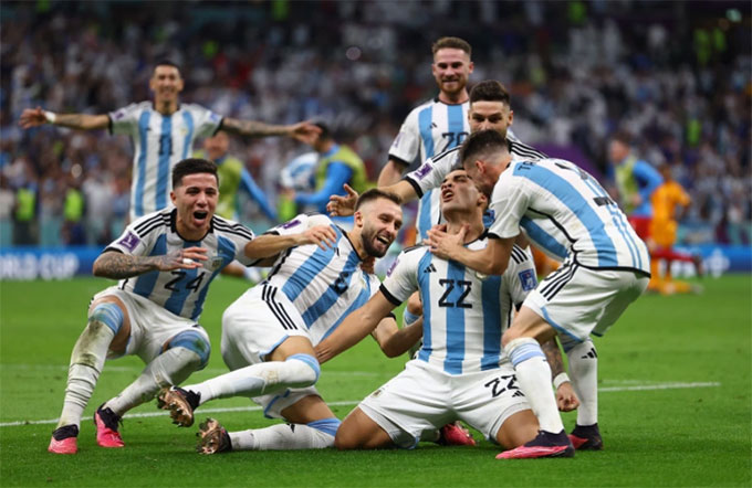 Argentina đã vào đến bán kết World Cup 2022