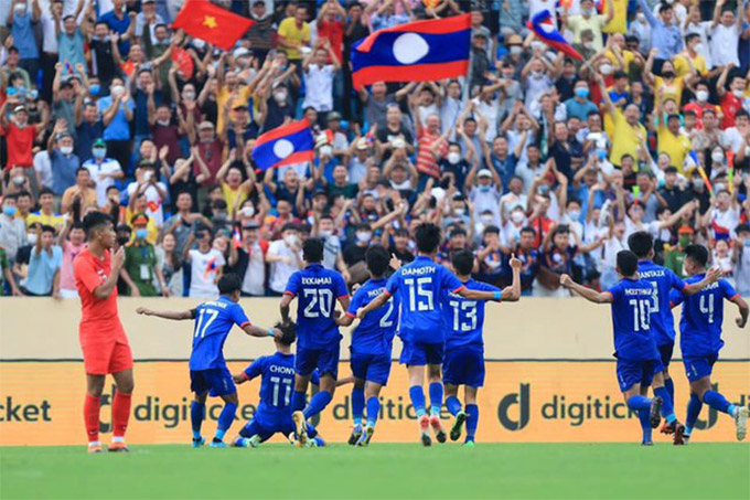 ĐT Lào đa số đều là những cầu thủ từng tham dự SEA Games 31
