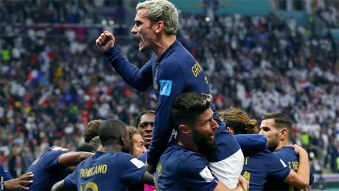 Griezmann đã có 3 pha kiến tạo ở World Cup 2022