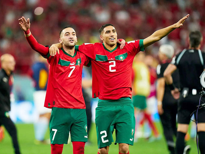 Phía trước các tuyển thủ Morocco là trận tranh hạng ba vào đêm mai