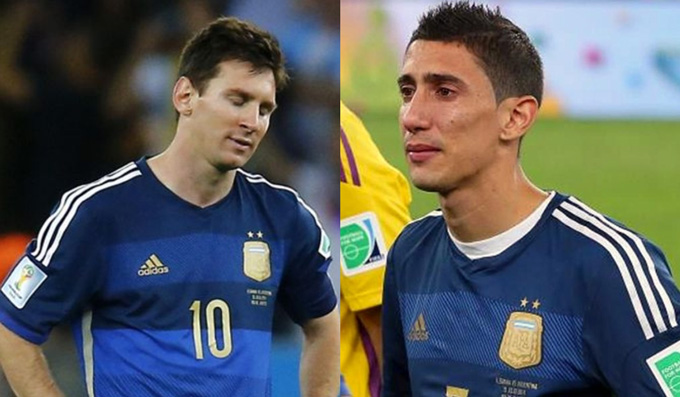 Chỉ có Messi và Di Maria là 2 người tham dự 2 trận chung kết World Cup sau 8 năm