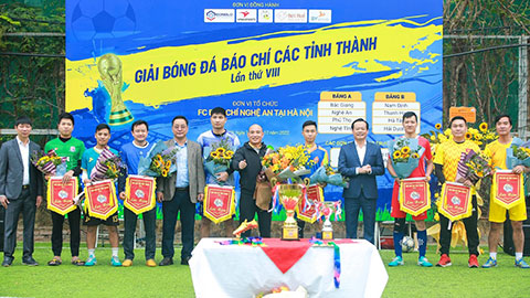 FC Báo chí Nghệ An tổ chức thành công Giải bóng đá báo chí các tỉnh, thành lần thứ VIII