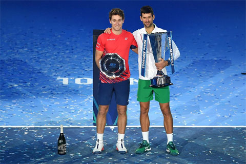 Thua Djokovic ở chung kết, Casper Ruud lỡ cơ hội lần đầu vô địch ATP Finals