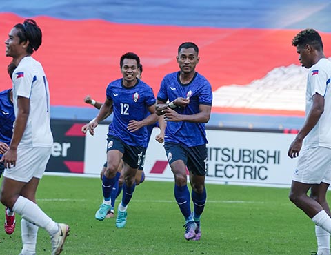 Campuchia đang gây bất ngờ lớn nhất tại AFF Cup 2022 khi vừa thắng Philippines