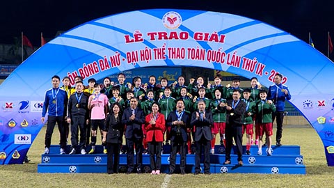 Bóng đá nữ Đại hội thể dục thể thao toàn quốc: Quảng Ninh giành huy chương vàng