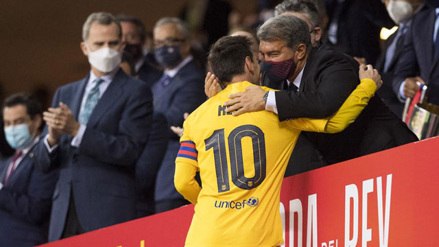 Chủ tịch Joan Laporta khẳng định, Barca vẫn mơ về ngày tái ngộ Messi