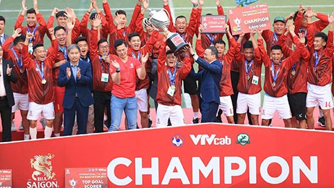 Thắng thuyết phục Thái Lan, đội Việt Nam giành chức vô địch giải sân 7 quốc tế