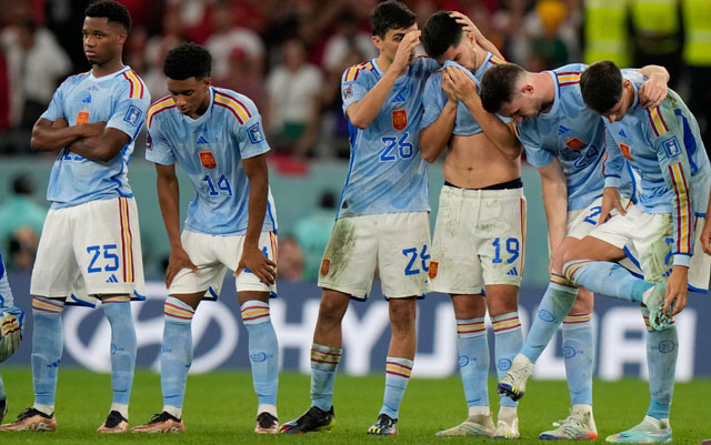ĐT Tây Ban Nha gây thất vọng tại World Cup 2022
