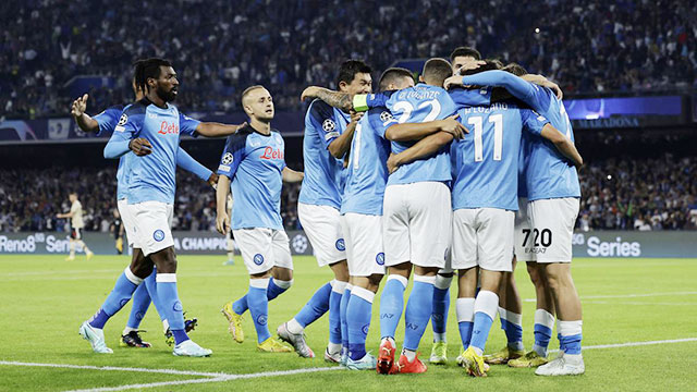 Chất lượng đội hình cùng sự tự tin giúp Napoli hiện chiếm ưu thế lớn ở cuộc đua Scudetto 2022/23