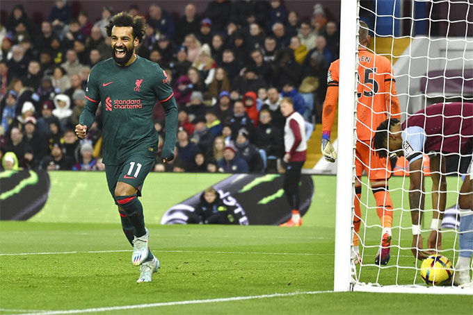 Salah đã cán mốc 50 pha kiến tạo cho Liverpool