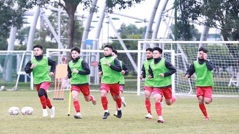 ĐT U20 Việt Nam chuẩn bị cho VCK U20 châu Á 2023