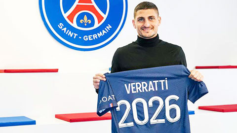 Verratti ký hợp đồng mới với PSG