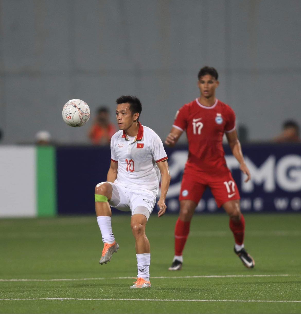 Văn Quyết có mùa giải ấn tượng cùng Hà Nội FC và được triệu tập trở lại ĐT Việt Nam dự AFF Cup 2022 - Ảnh: Trí Công 