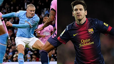 Haaland sẽ xổ đổ kỷ lục 91 bàn của Messi năm 2012?