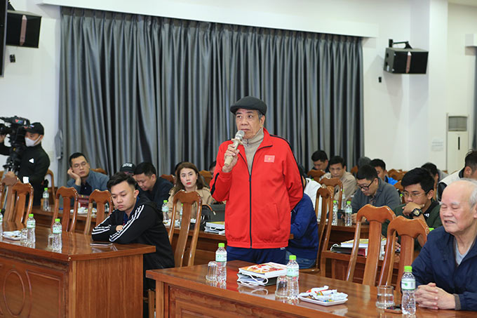 Các nhà báo lão thành đóng góp ý kiến cho sự phát triển chung của bóng đá Việt Nam 