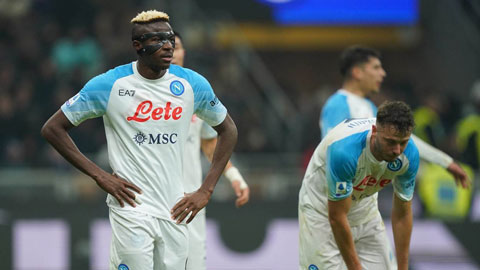 Thua Inter, Napoli bắt đầu run rẩy trên đỉnh bảng