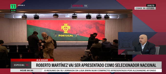 Buổi họp báo Martinez chuẩn bị ra mắt Bồ Đào Nha