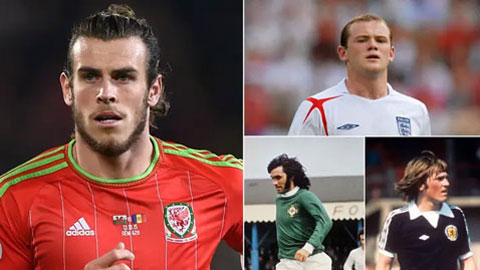 Gareth Bale được bầu chọn là cầu thủ xuất sắc nhất lịch sử Vương quốc Anh