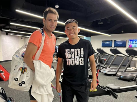 Lý Hoàng Nam gặp gỡ Rafael Nadal trong thời gian ở Australia