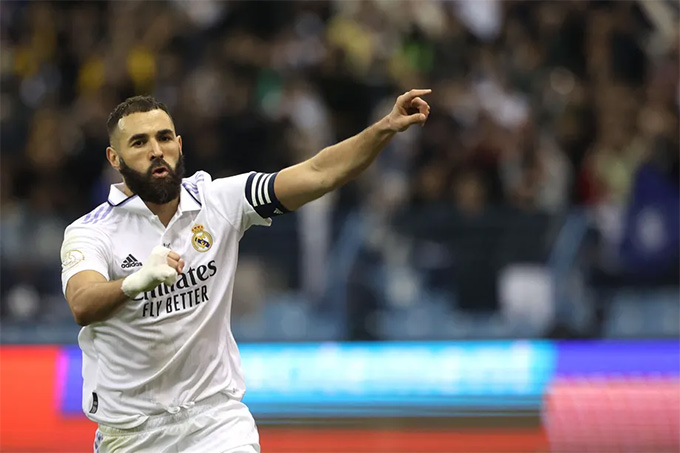 Benzema rất có duyên với Siêu cúp Tây Ban Nha