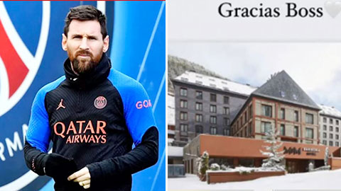 Messi quảng bá khách sạn trên mạng  xã hội