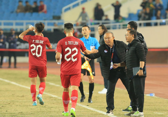 HLV Park Hang Seo rất có duyên với những trận đấu trên đất Thái 	Ảnh: TUẤN CƯỜNG