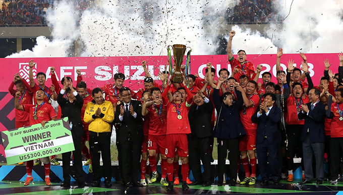 ĐT Việt Nam vô địch AFF Cup 2018 dưới trướng của ông Park Hang Seo