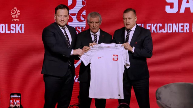 Santos được bổ nhiệm dẫn dắt tuyển Ba Lan