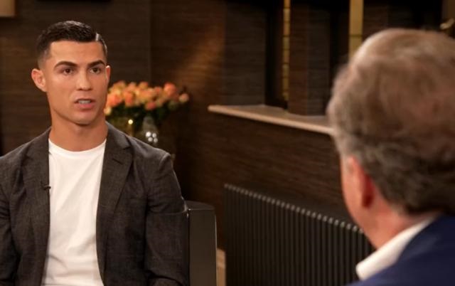 Ronaldo từng chỉ trích hệ thống phân cấp tại United trong cuộc phỏng vấn với Piers Morgan
