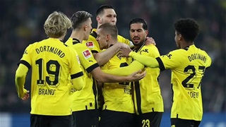 Vòng 17 Bundesliga: Dortmund bắt kịp Top 4