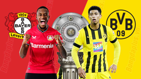 23h30 ngày 29/1: Leverkusen vs Dortmund