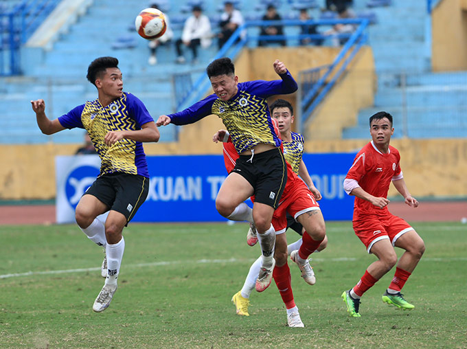 Hà Nội FC đứng trước cơ hội giành Siêu cúp Quốc gia - Ảnh: Minh Tuấn 
